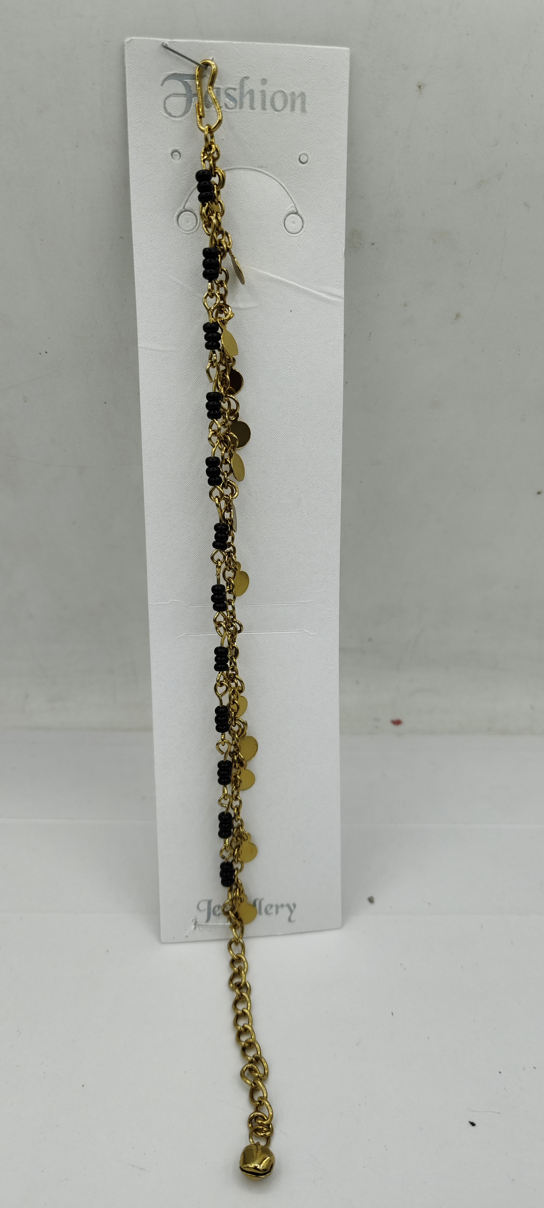 MEHNDI BLACK BEADS BRACELET - B - 52