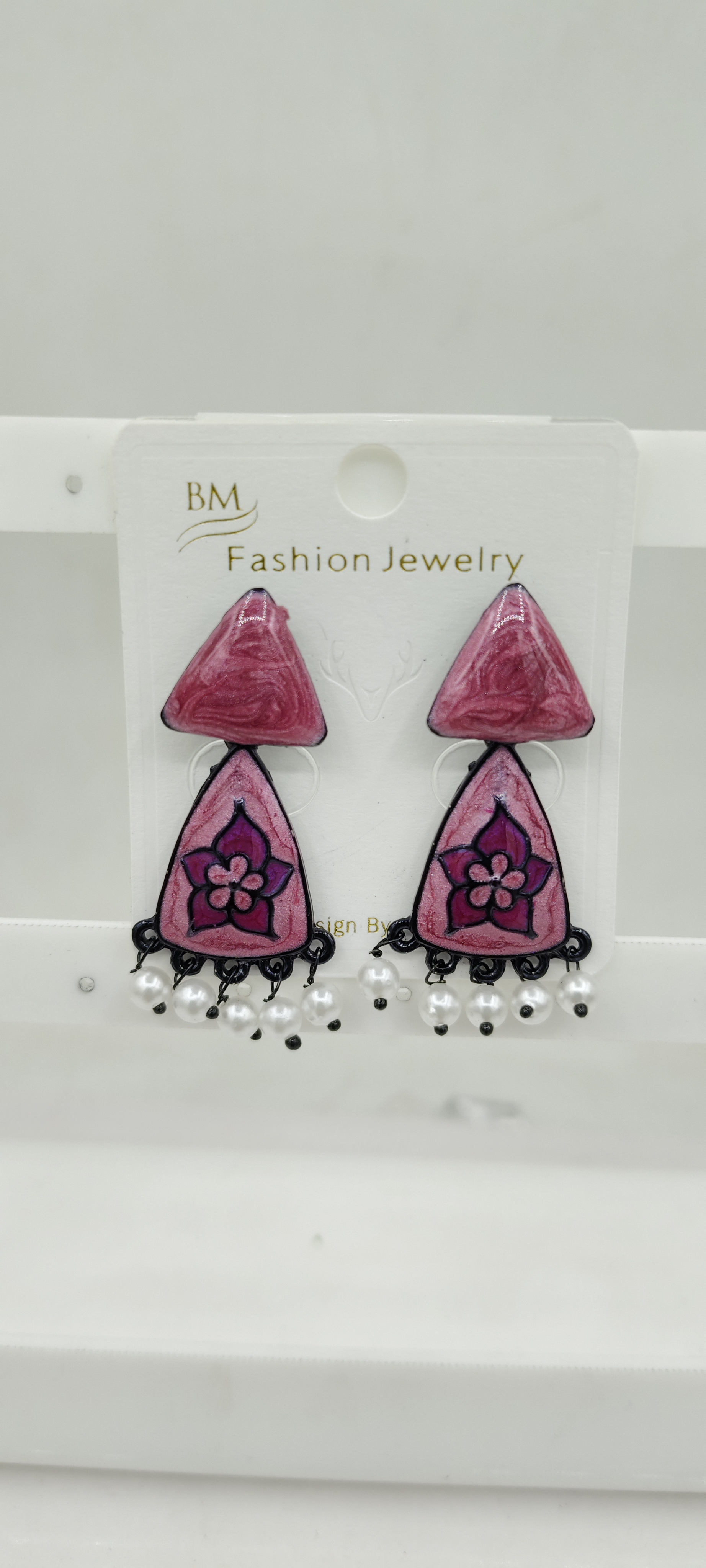 BLACK NEW PEARL CMN EARRINGS - 526901