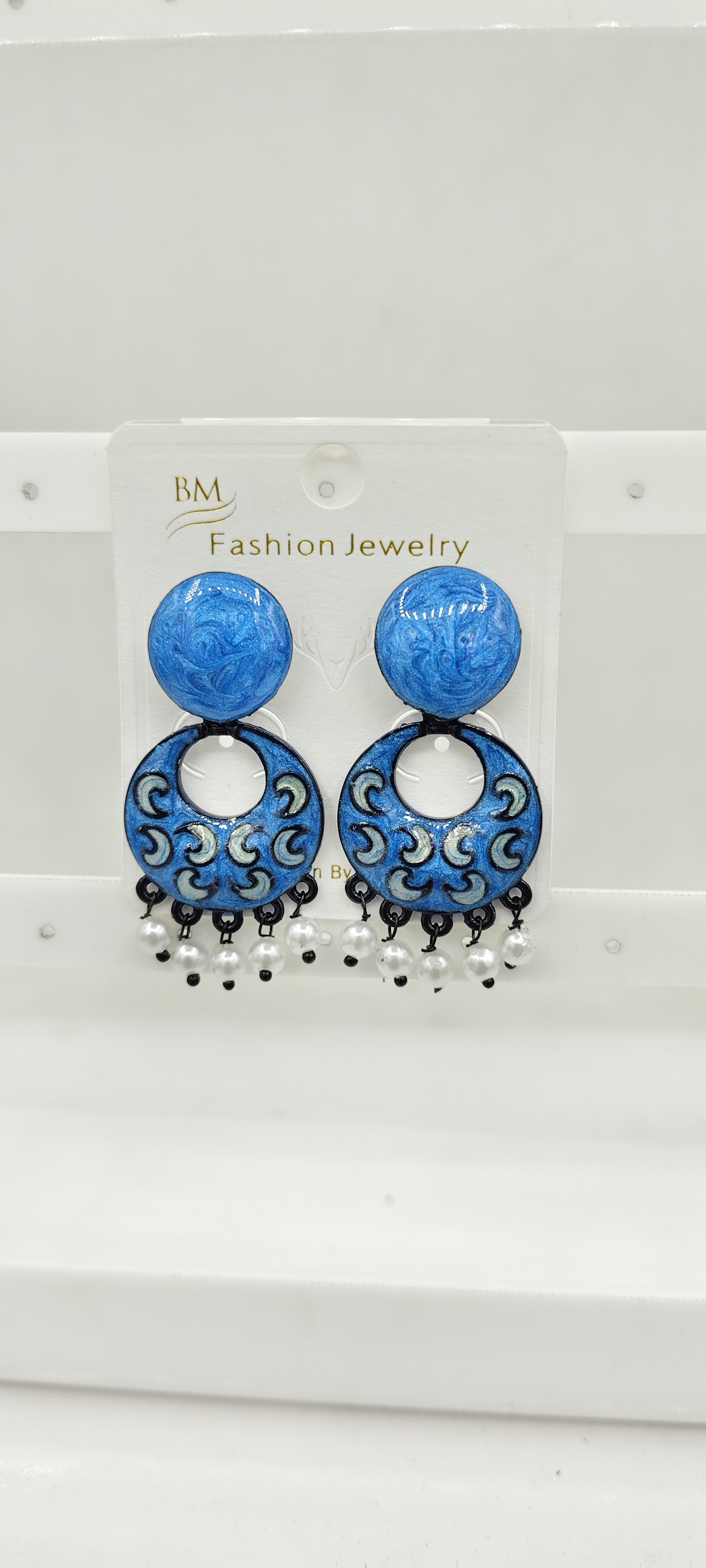 BLACK NEW PEARL CMN EARRINGS - 526899