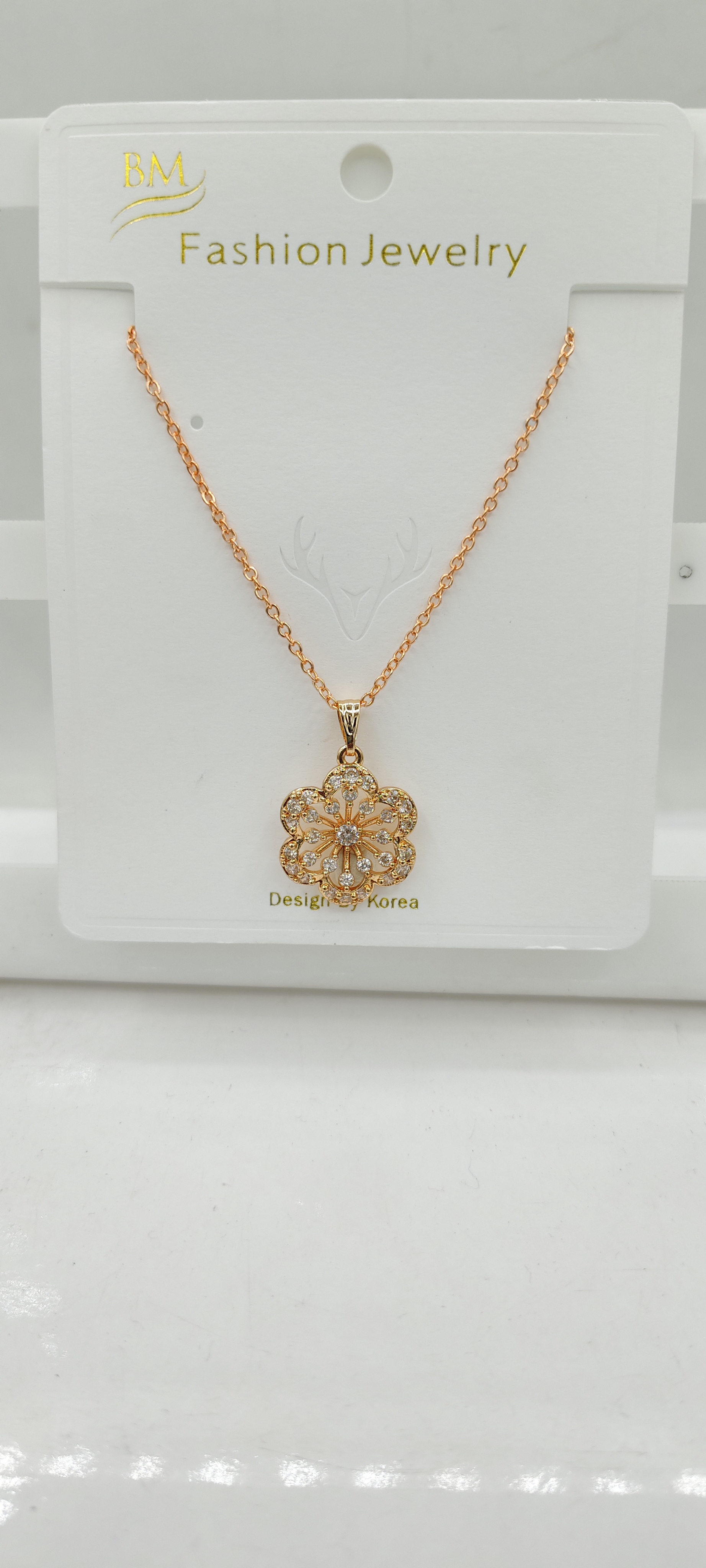 AD ROSE WHITE PENDANT - 07165 NX