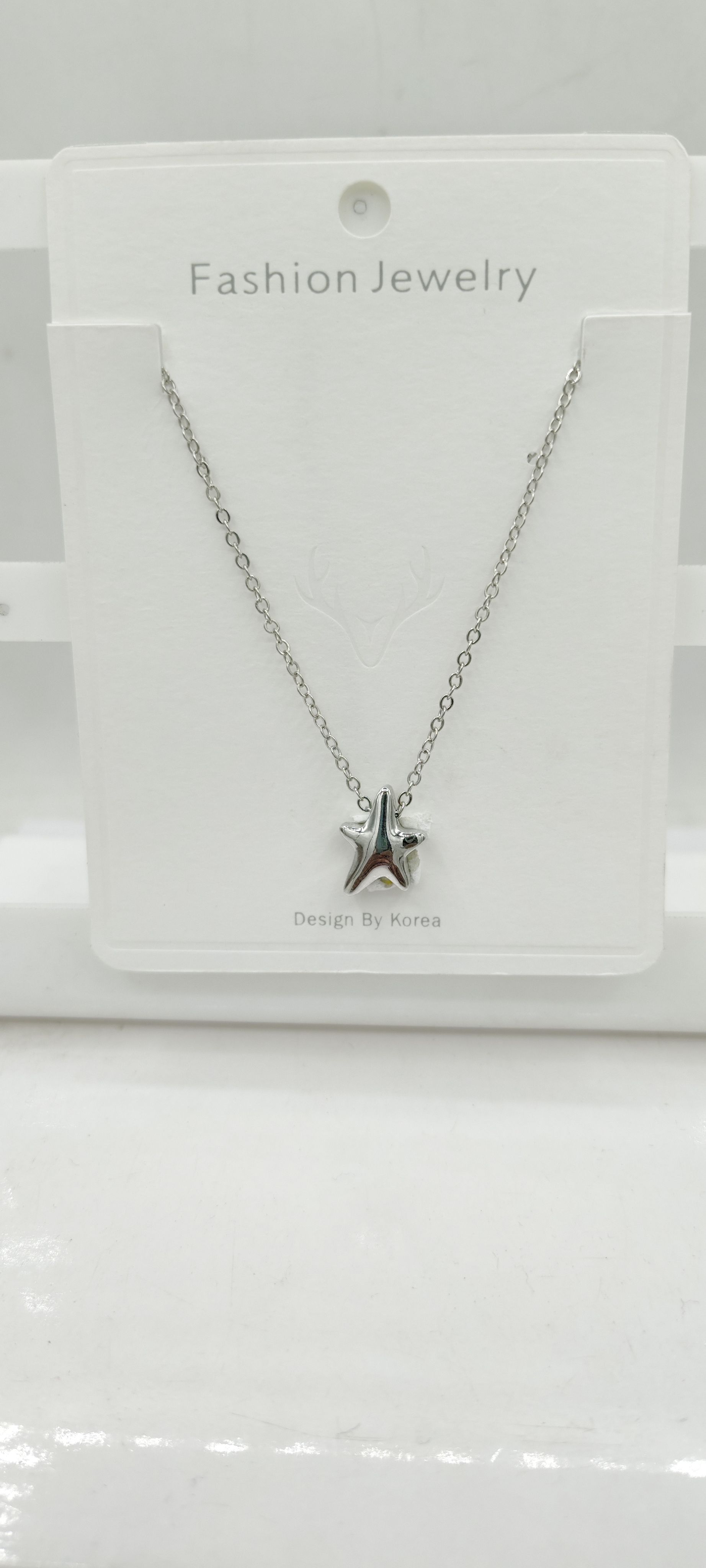 AD RODIUM PLAIN CHAIN PENDENT - 07199 NX