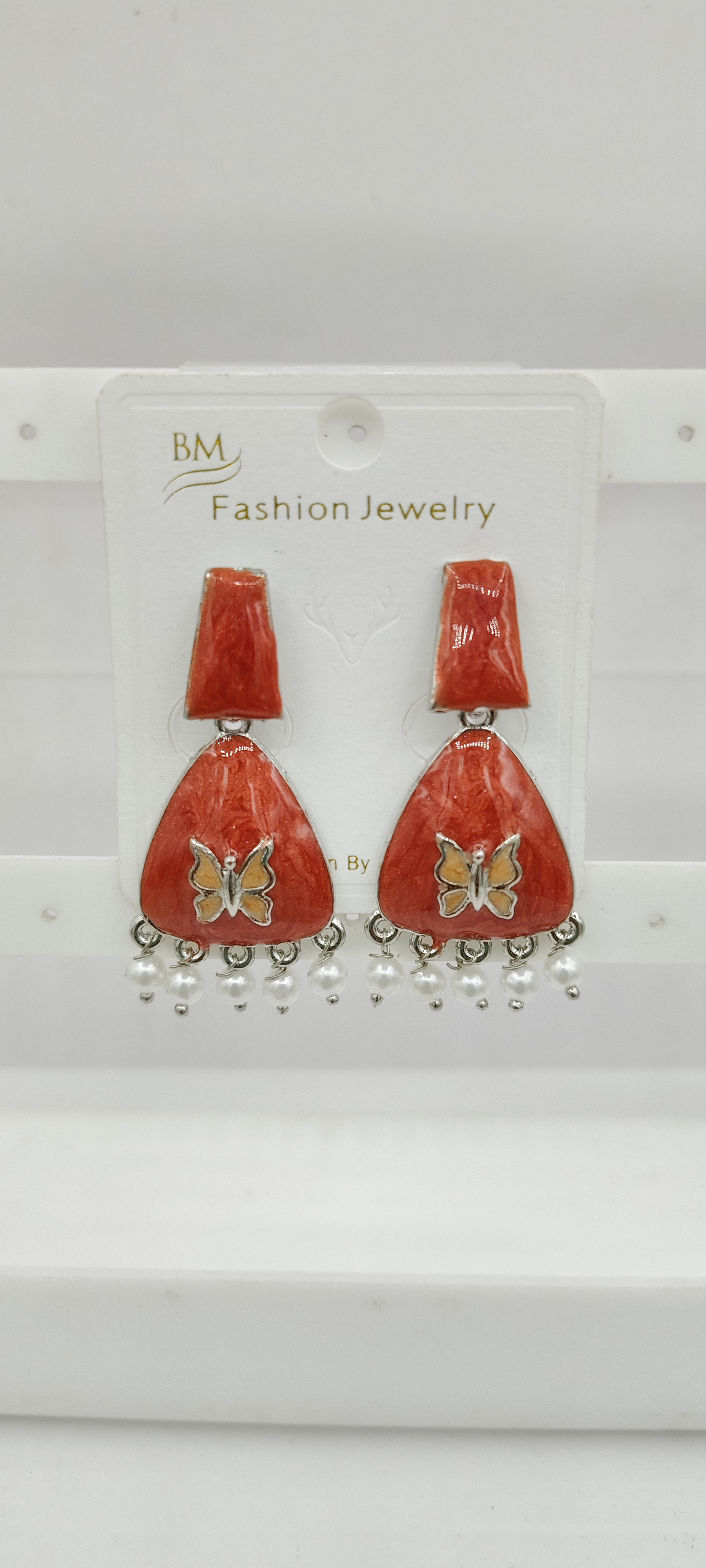 RODIUM NEW PEARL CMN EARRINGS - 526999