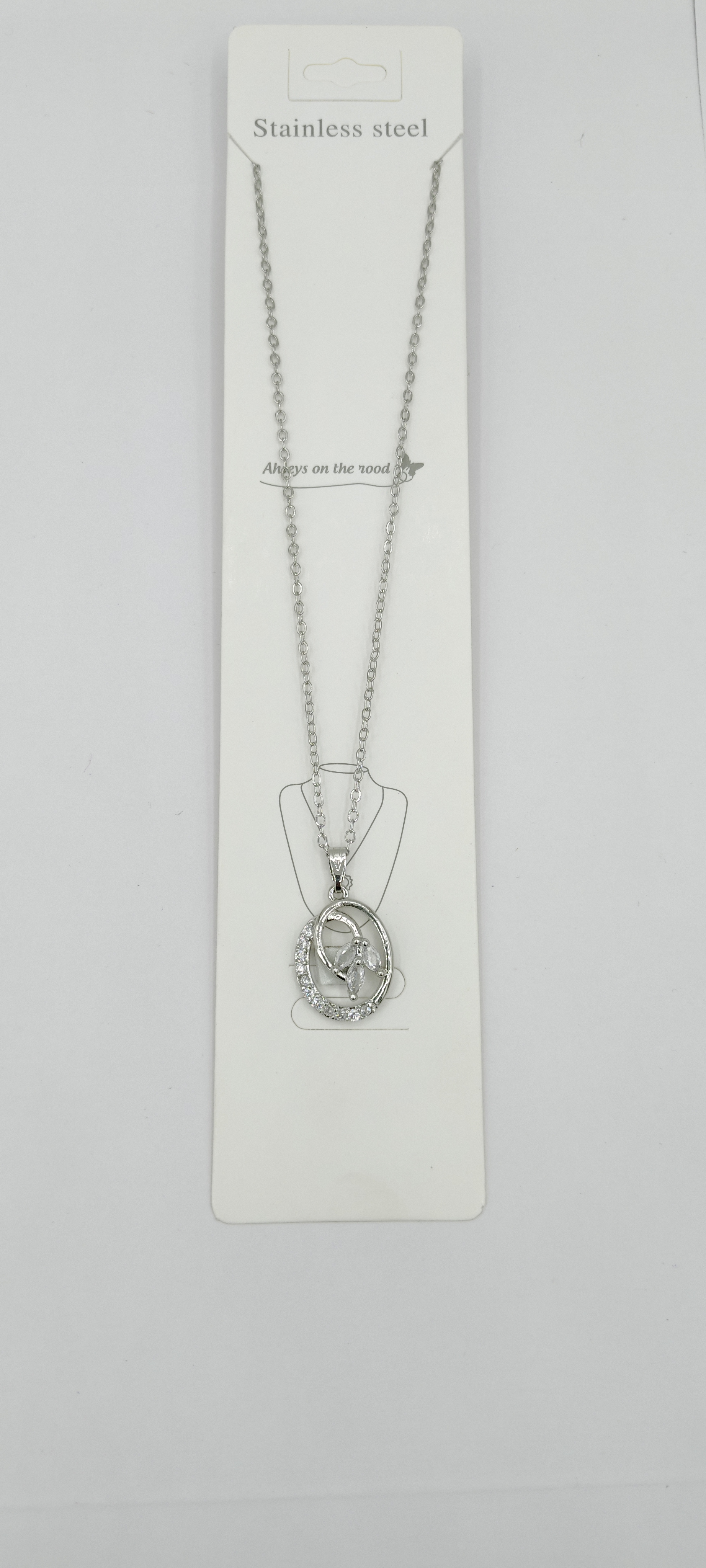 AD RODIUM WHITE PENDANT - 07174 NX