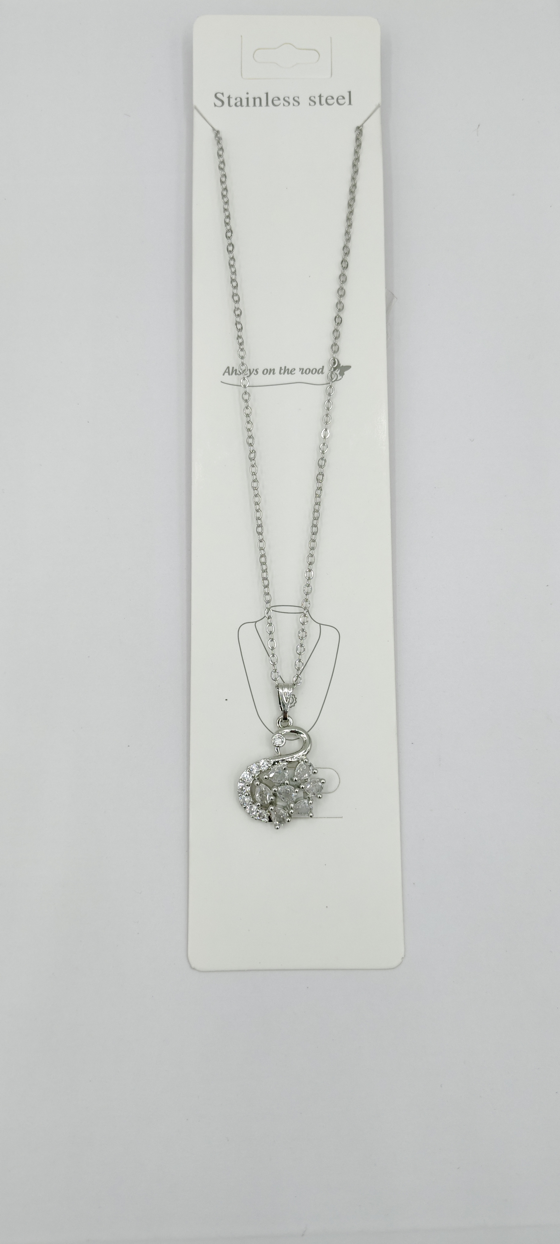 AD RODIUM WHITE PENDANT - 07180 NX