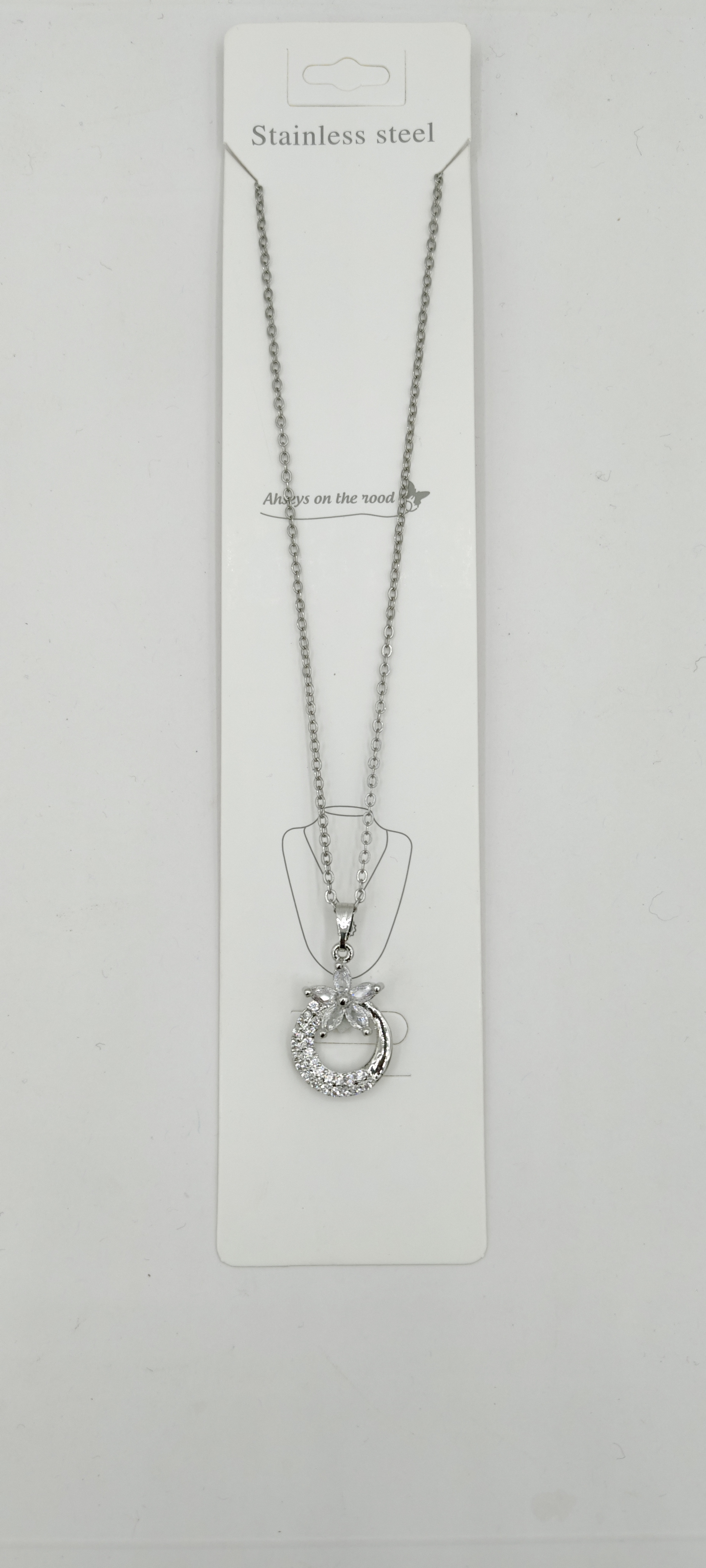 AD RODIUM WHITE PENDANT - 07159 NX