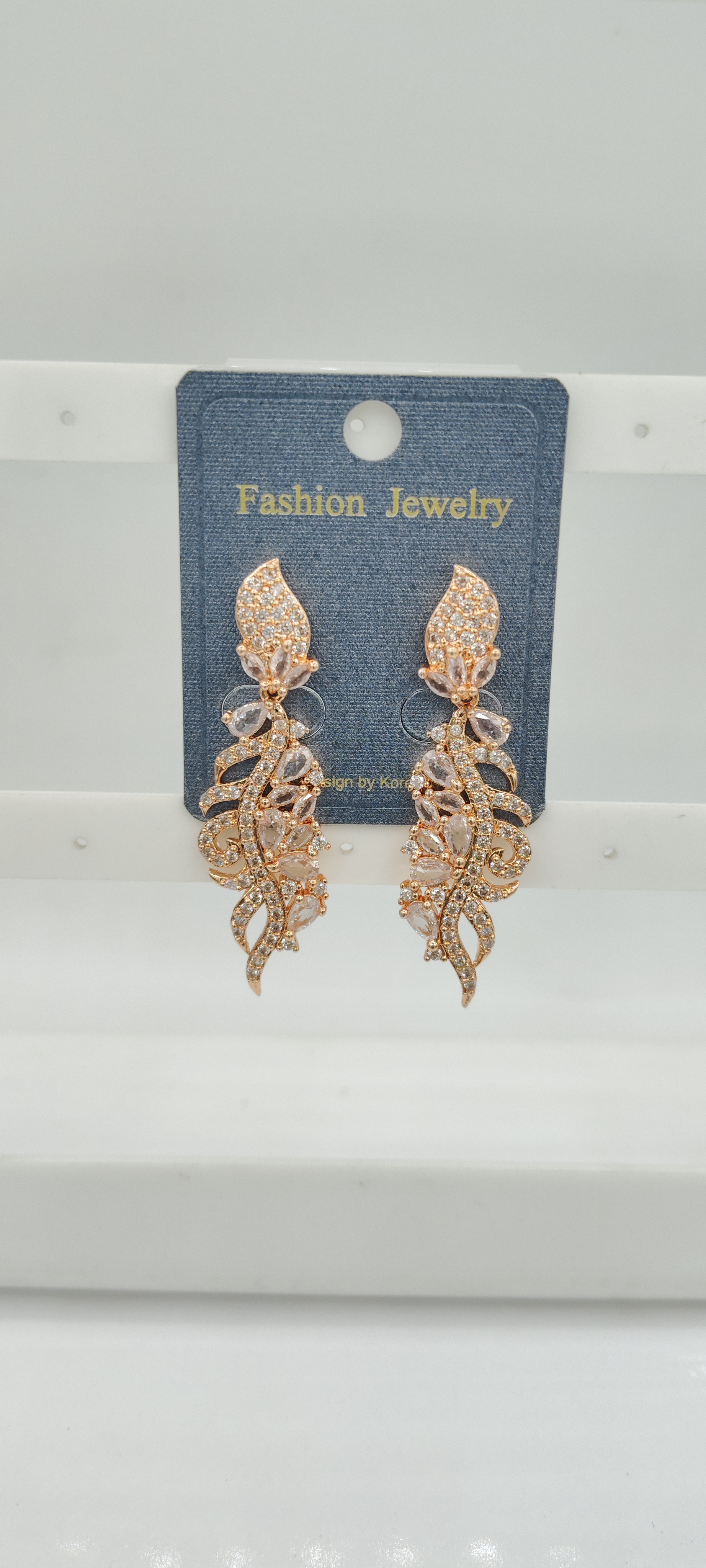 AD ROSE WHITE EARRINGS - 51125 NX