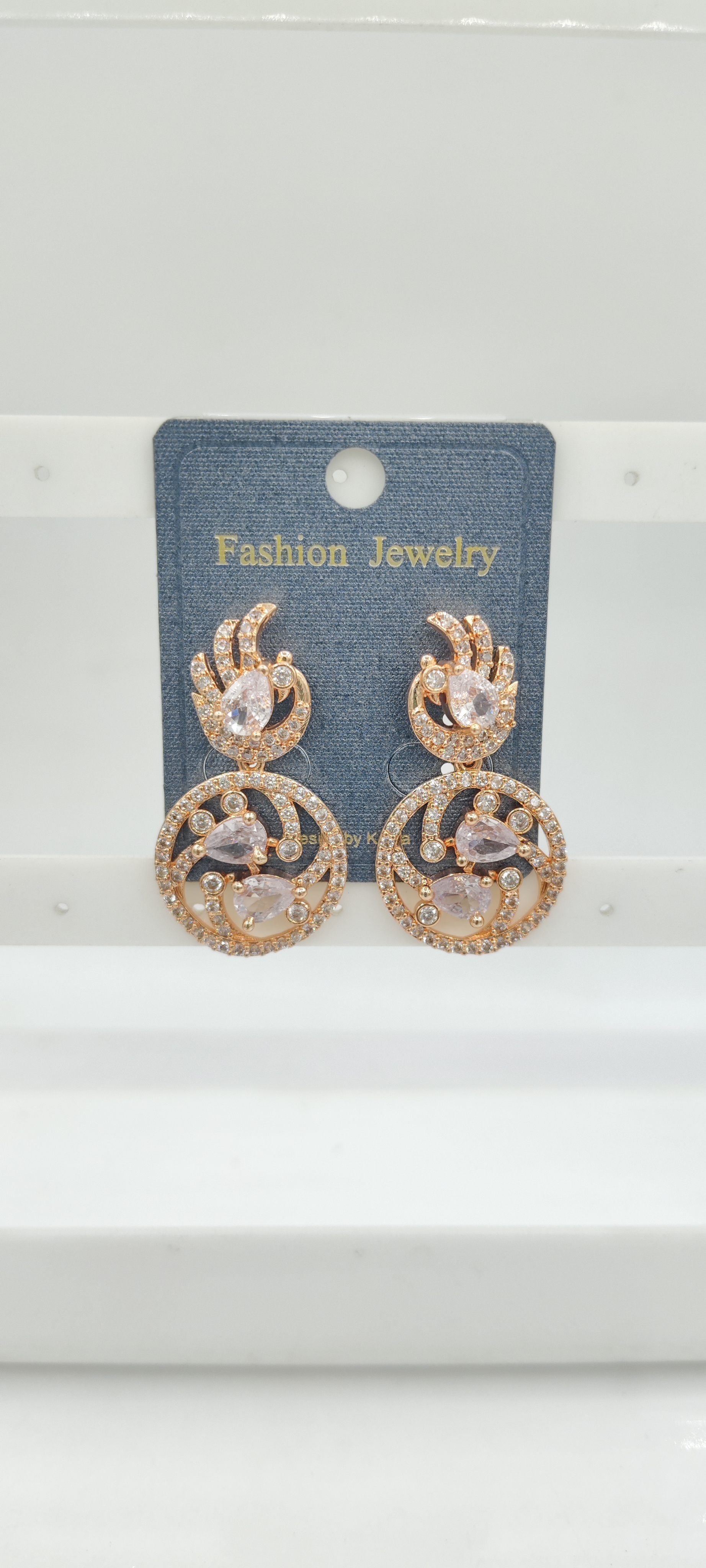 AD ROSE WHITE EARRINGS - 51132 NX