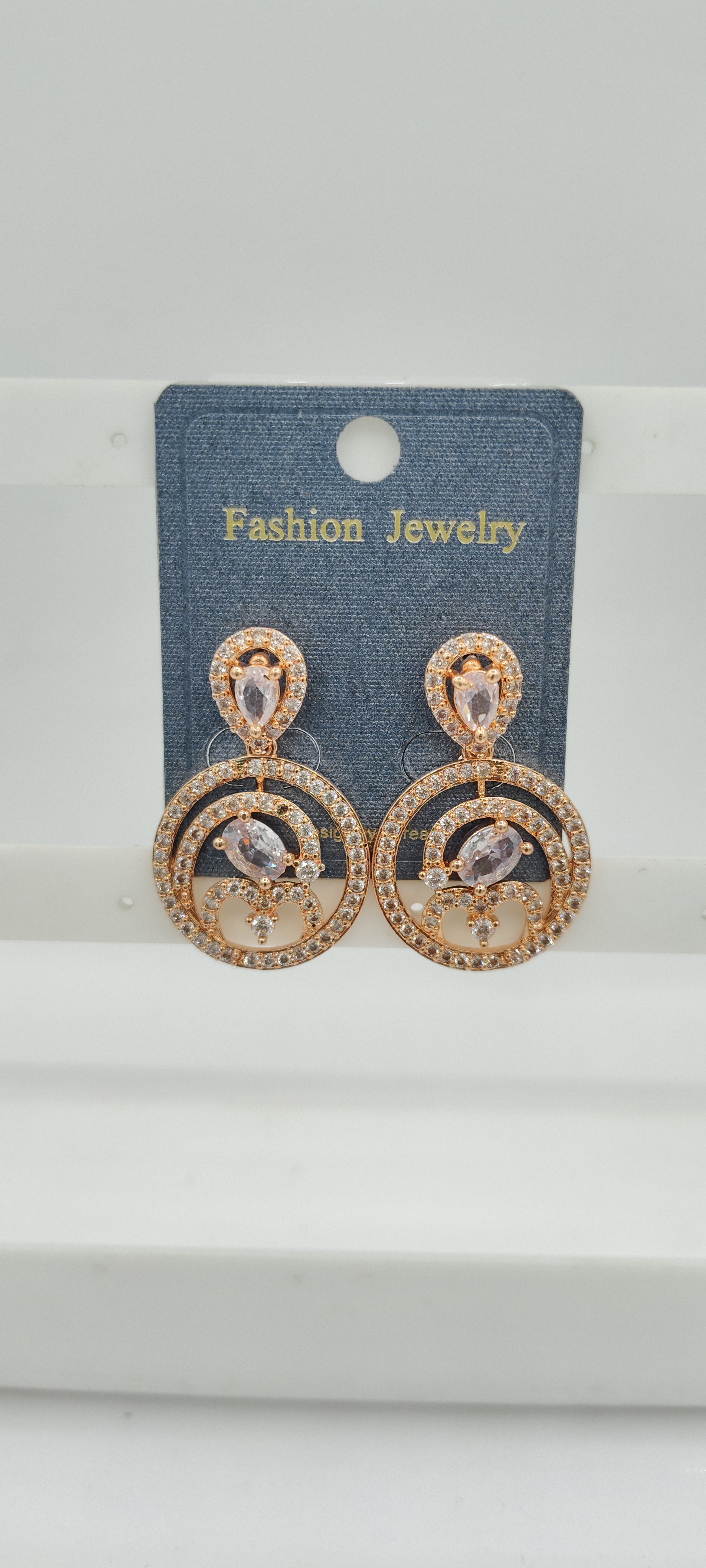 AD ROSE WHITE EARRINGS - 51129 NX