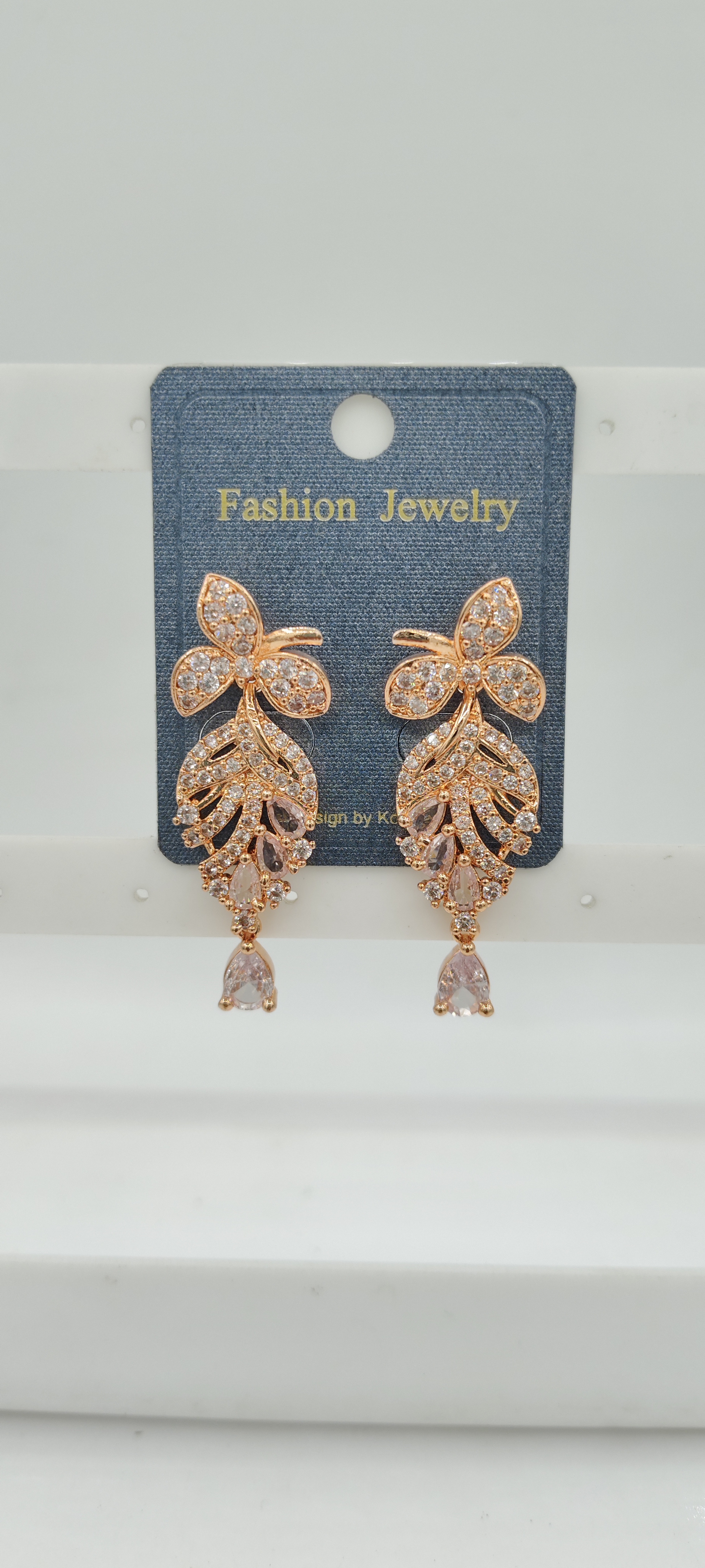 AD ROSE WHITE EARRINGS - 51130 NX