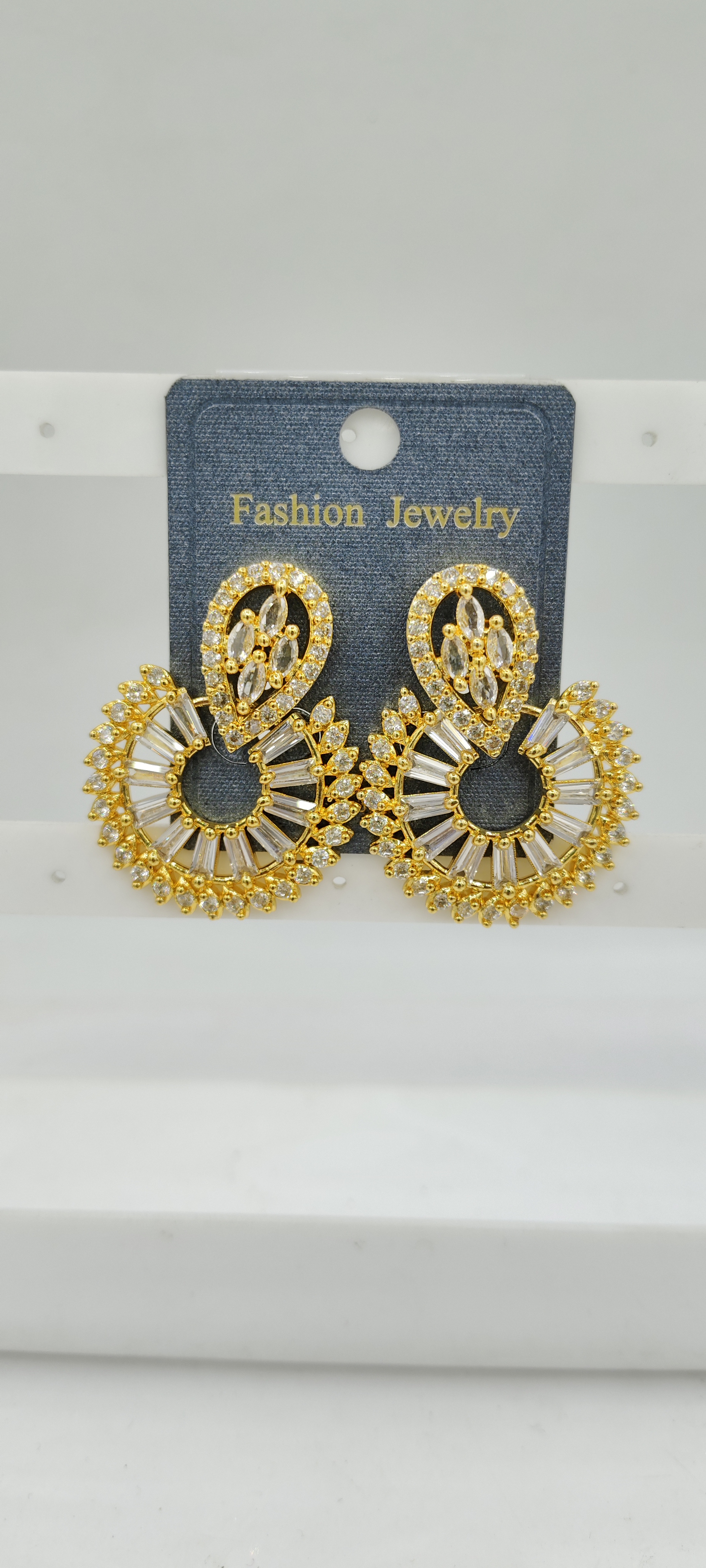 AD YELLOW GOLD EARRING - 51102 NX
