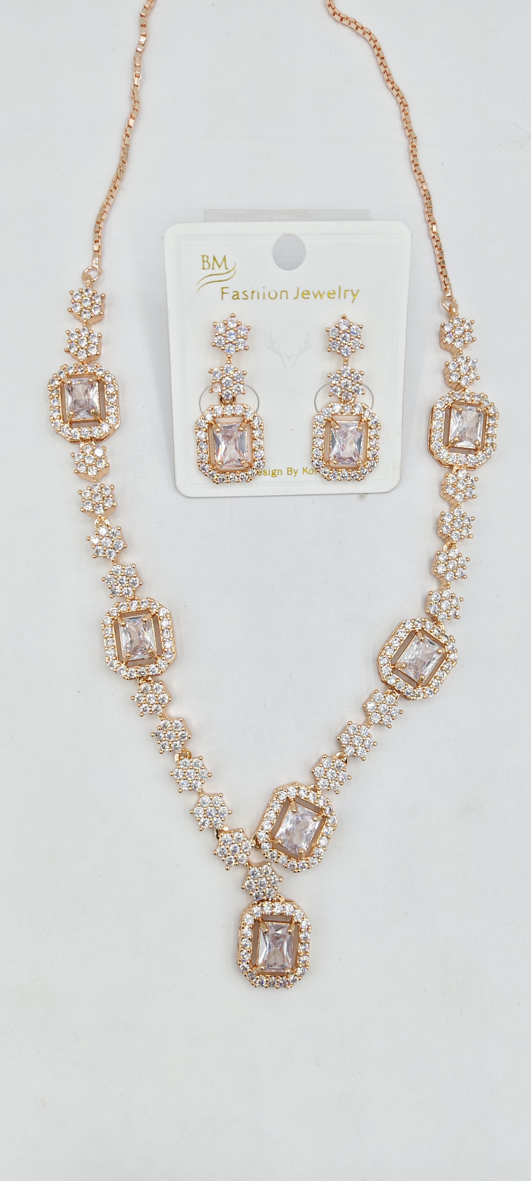 AD ROSE WHITE LINK SET - 92117 NX