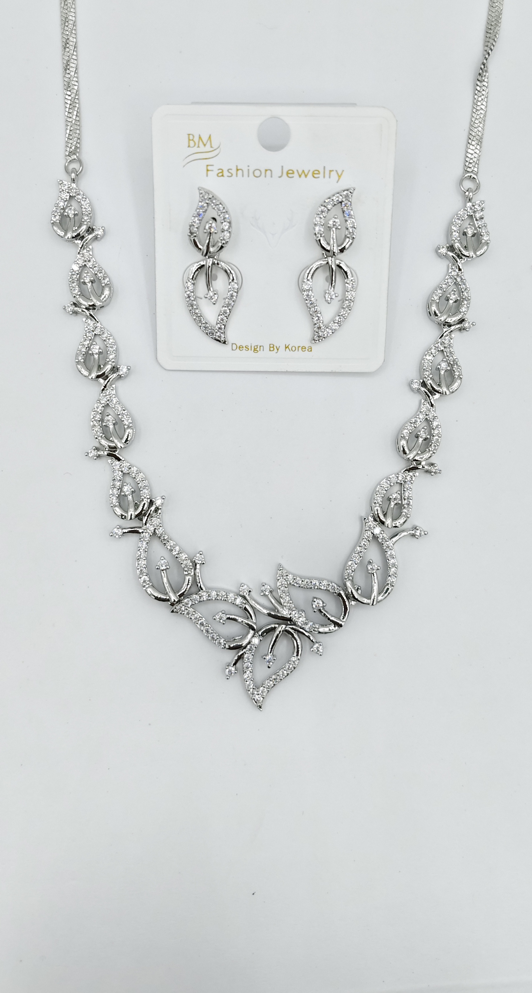 AD RODIUM WHITE LINK SET - 92141 NX