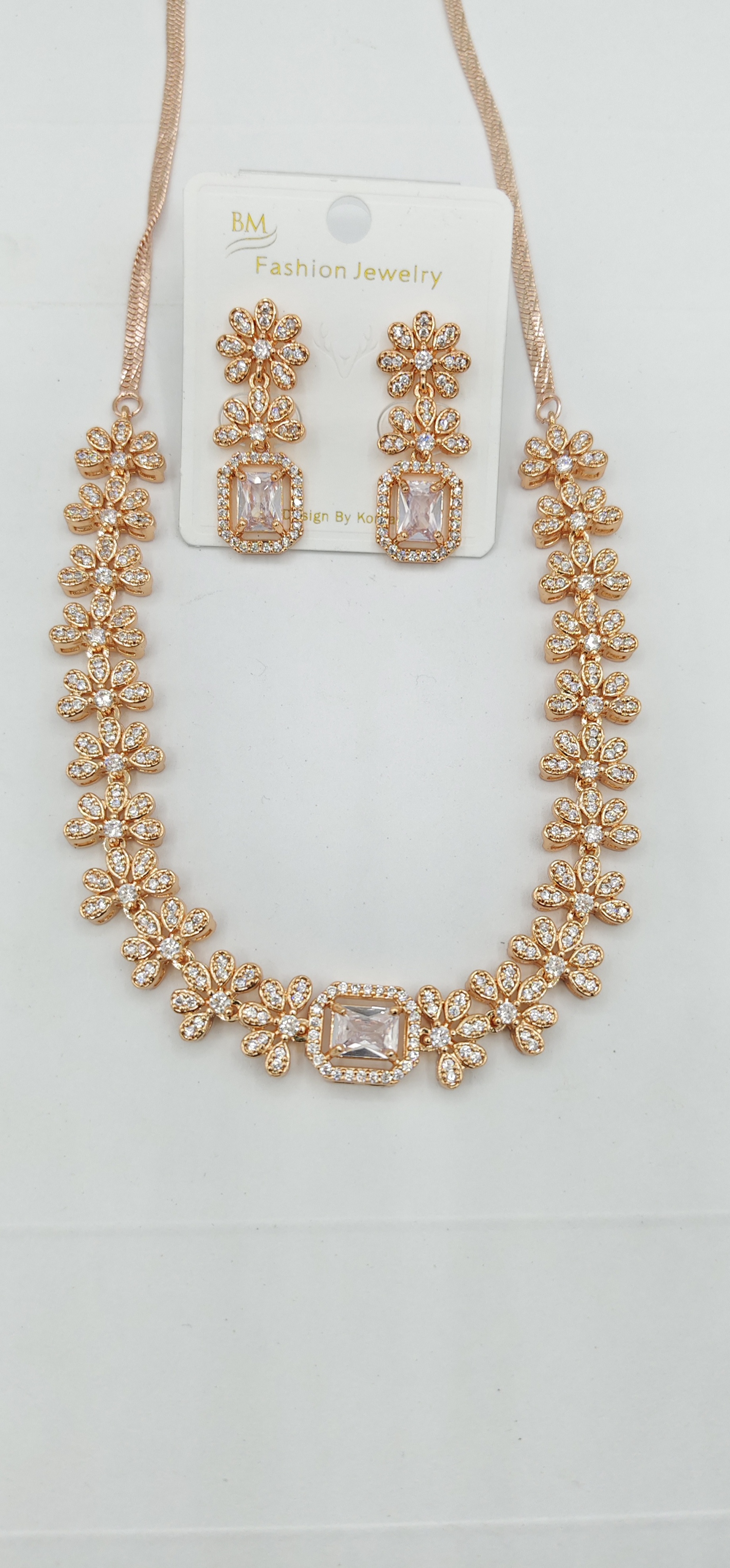 AD ROSE WHITE LINK SET - 92148 NX