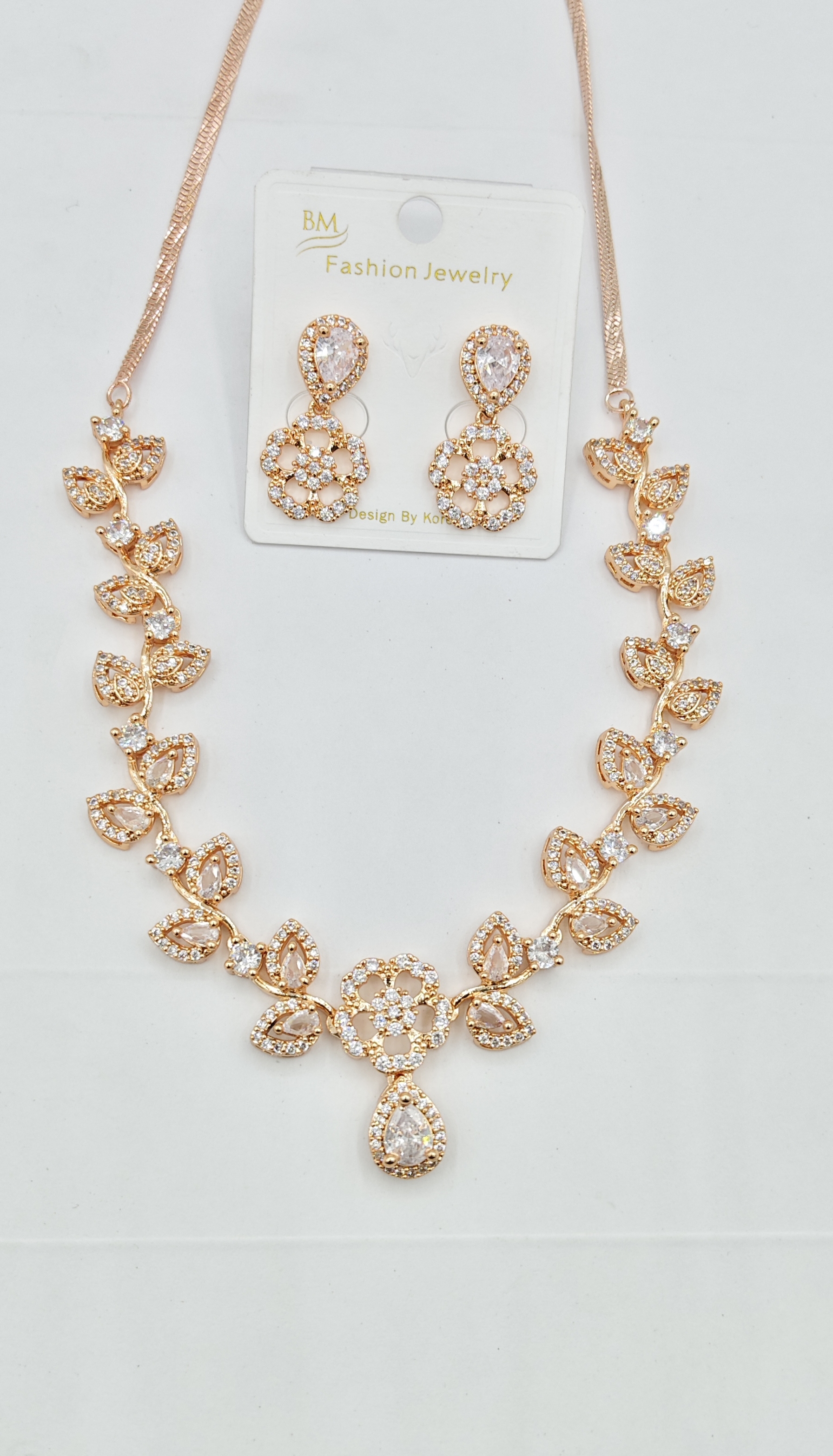 AD ROSE WHITE LINK SET - 92145 NX