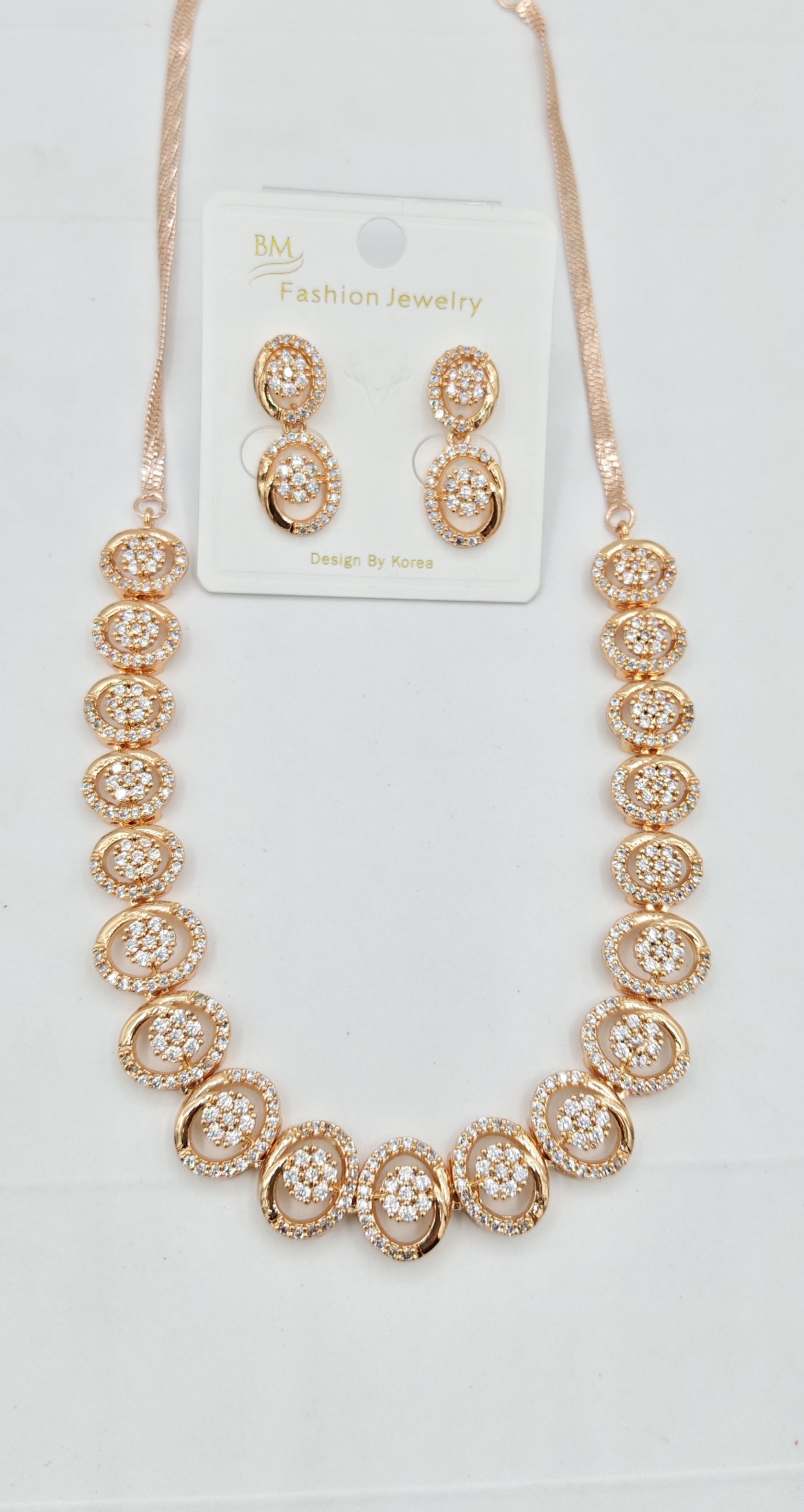 AD ROSE WHITE LINK SET - 92149 NX