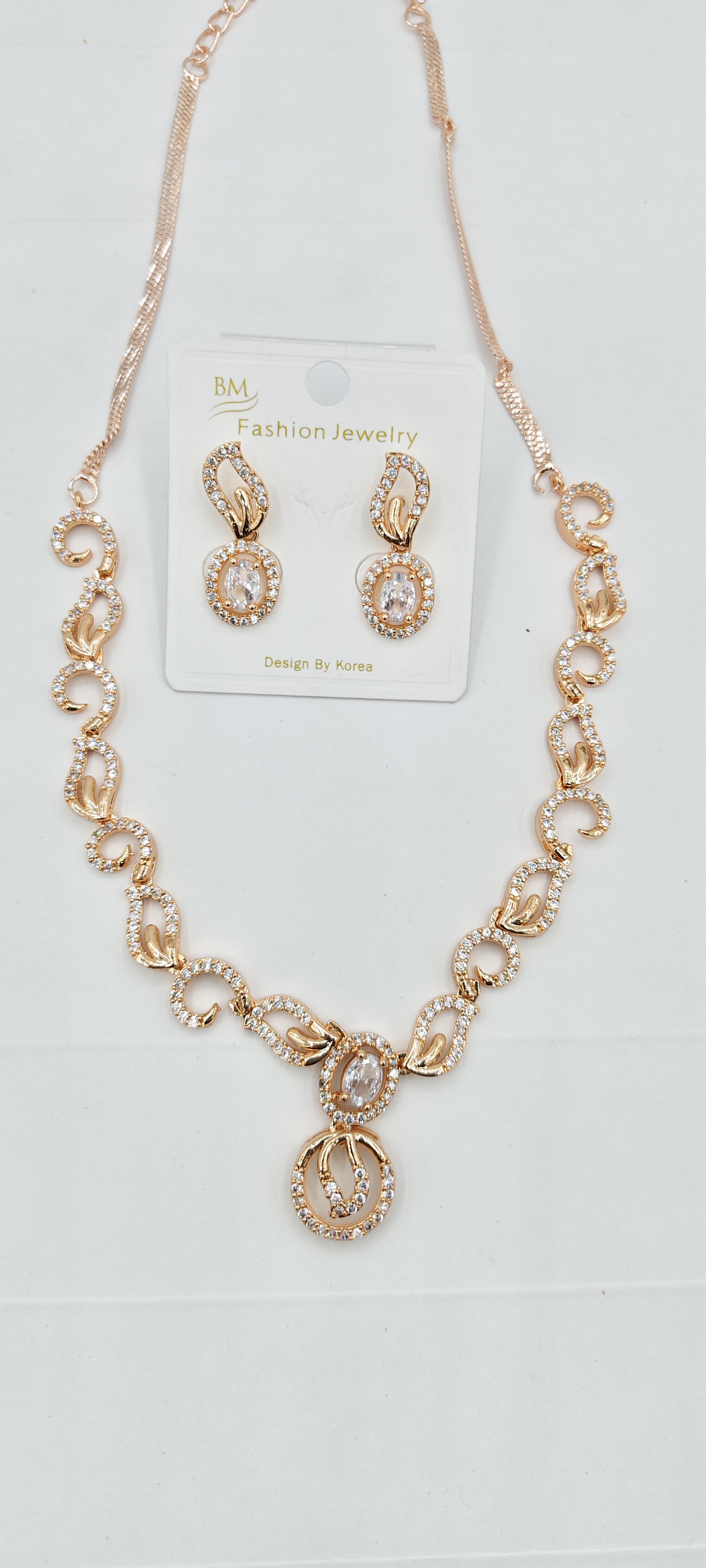 AD ROSE WHITE LINK SET - 92138 NX