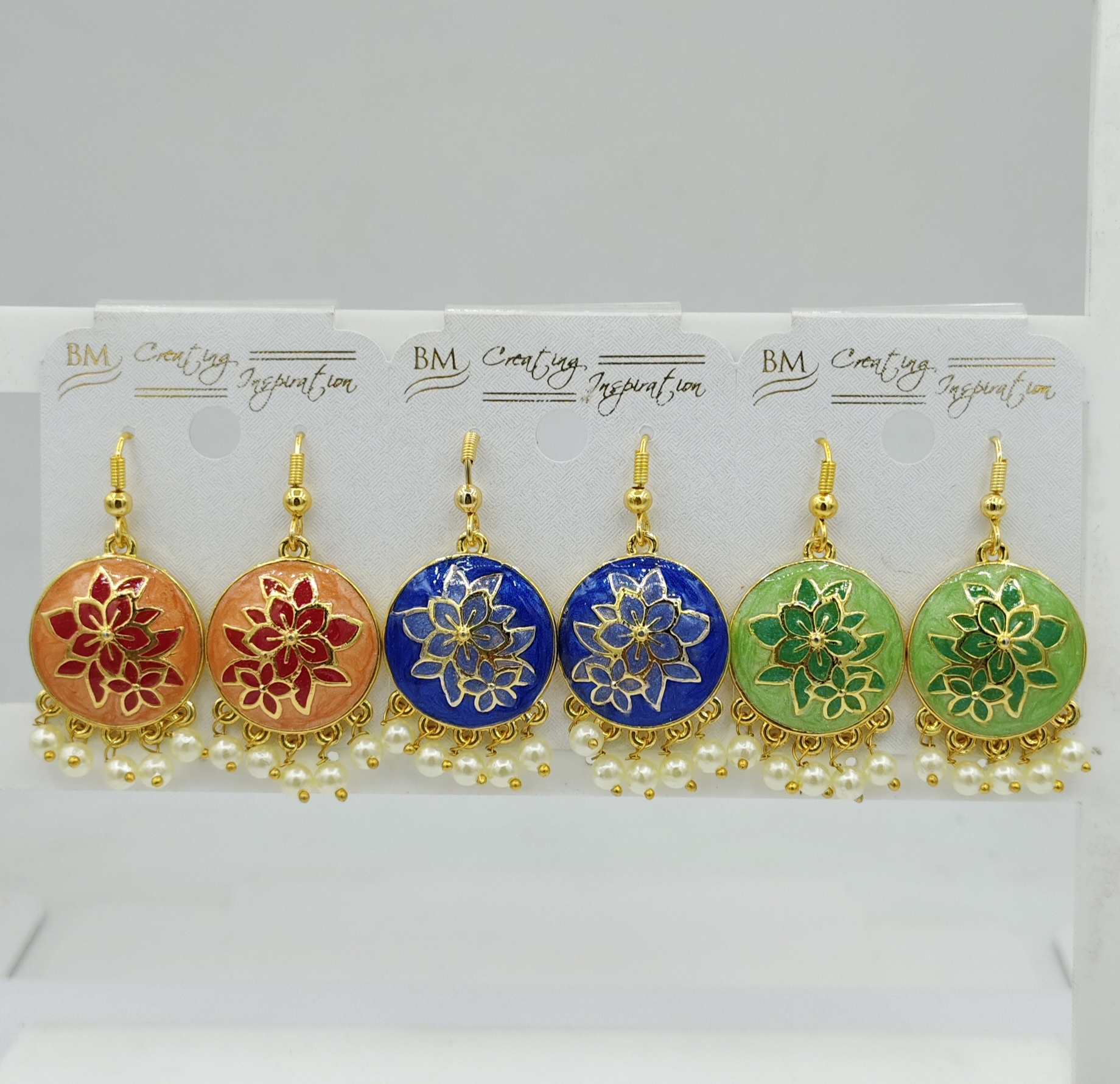 LG CMN 3 PAIR AKDA EARRINGS - 522556