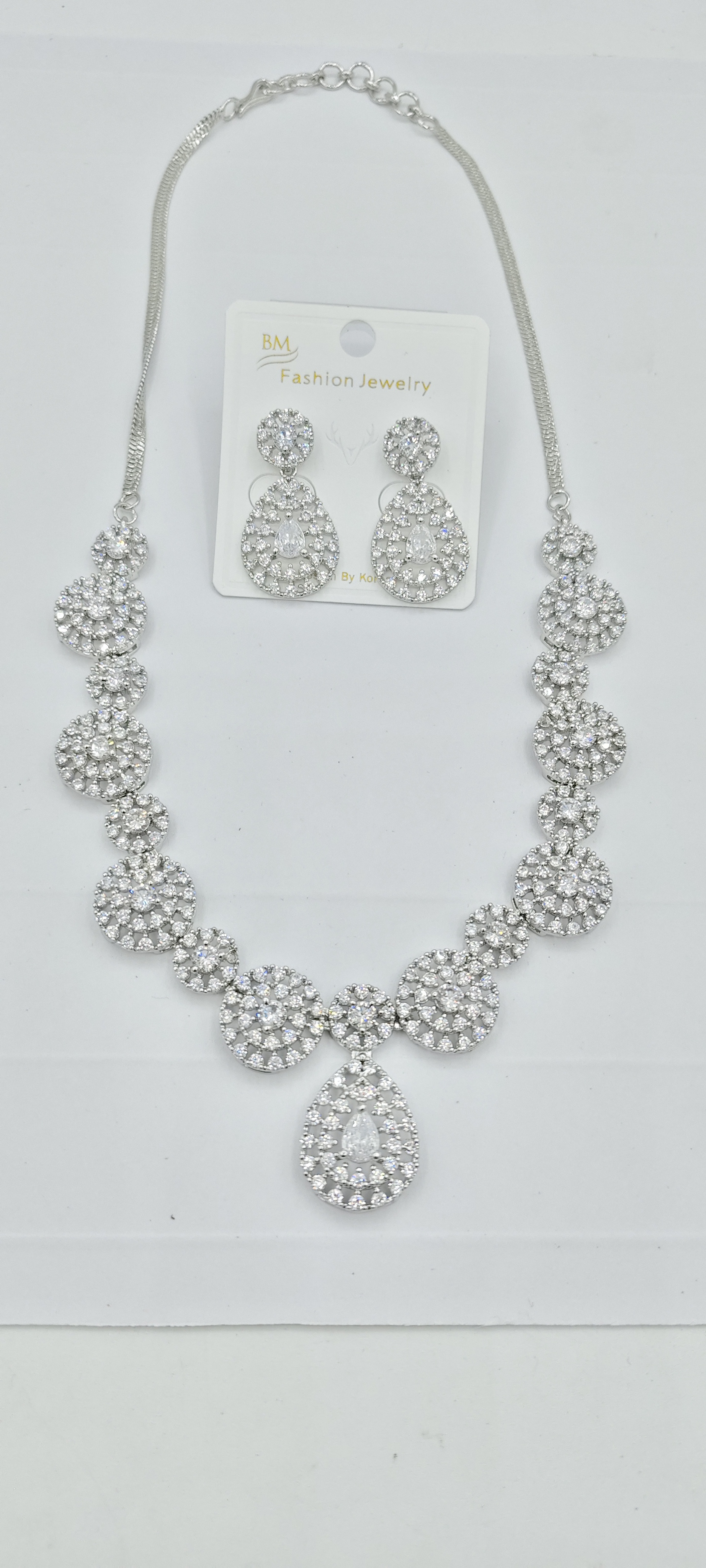 AD RODIUM WHITE LINK SET - 92164 NX