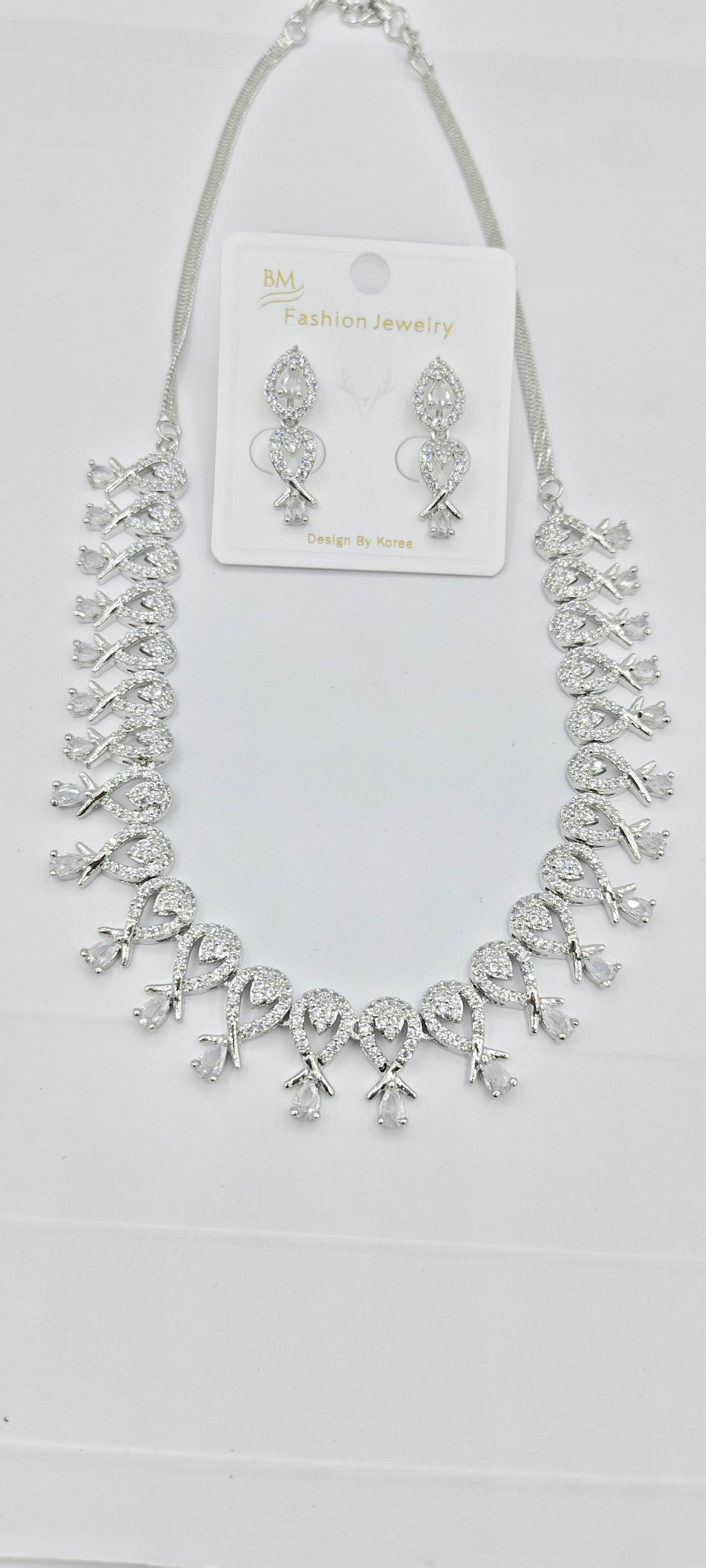 AD RODIUM WHITE LINK SET - 92159 NX