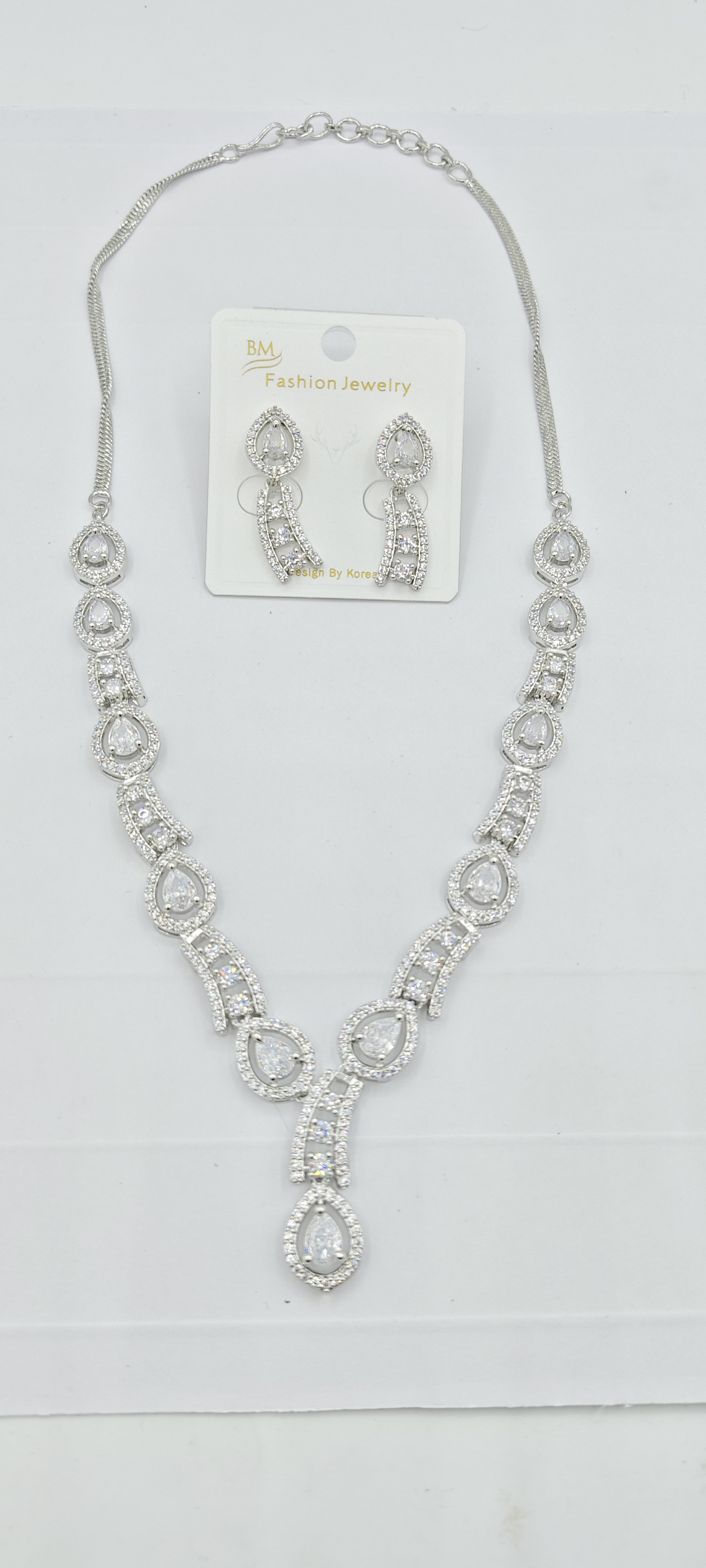 AD RODIUM WHITE LINK SET - 92163 NX