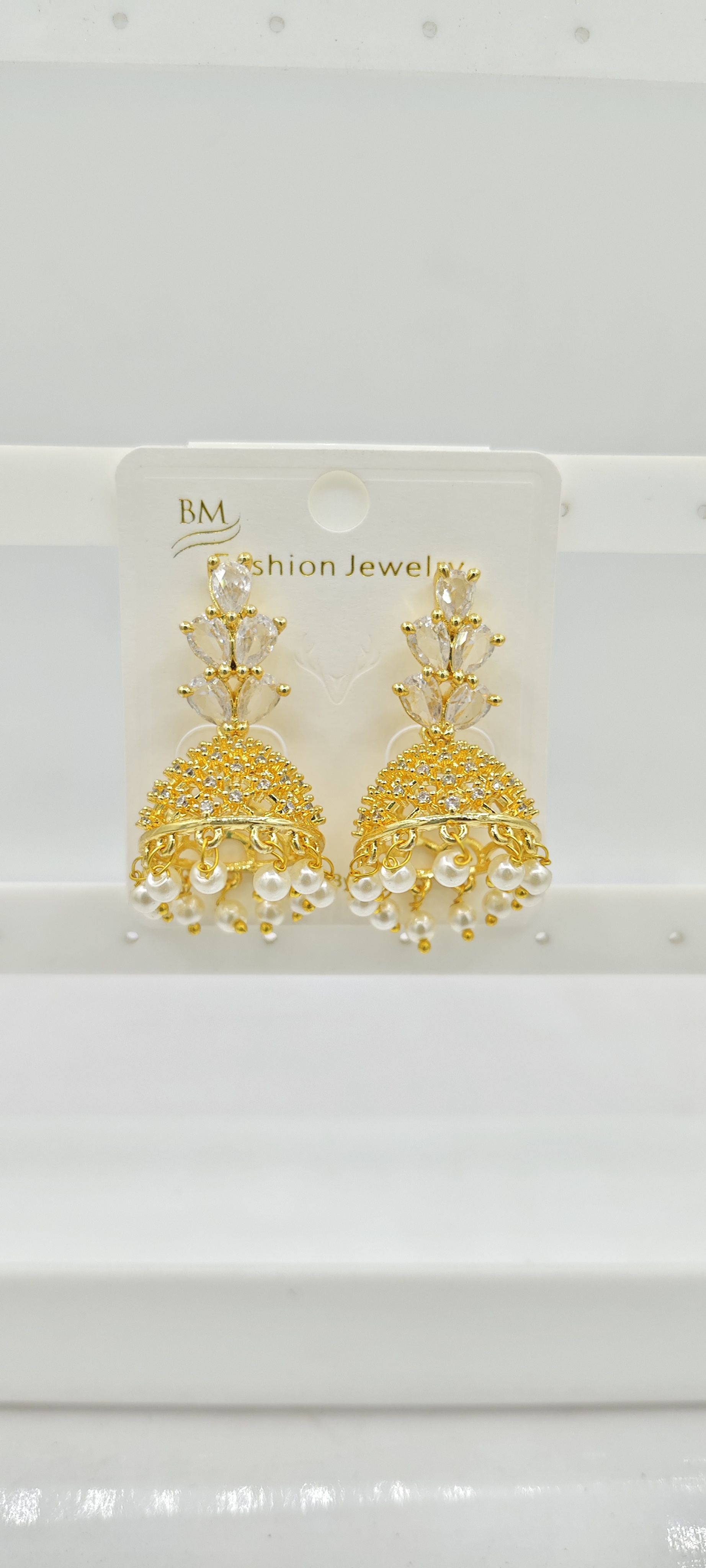 AD YELLOW GOLD WT JHUMKI - 21237 NX